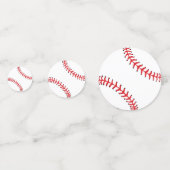 Baseball Design Table Confetti (Achterkanten)