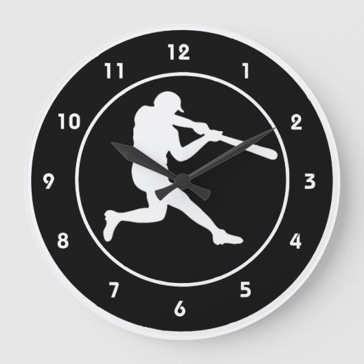 Baseball Design Wall klok (Voorkant)