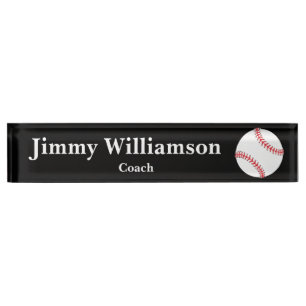 Baseball Desk Name Bord Naambordje
