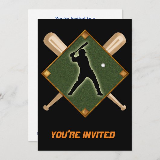 Baseball Diamond Batter 1 Kaart (Voorkant / Achterkant)