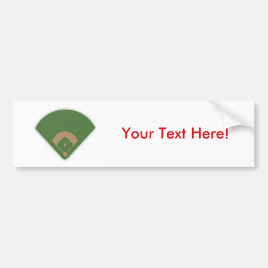 Baseball Diamond: Bumpersticker (Voorkant)
