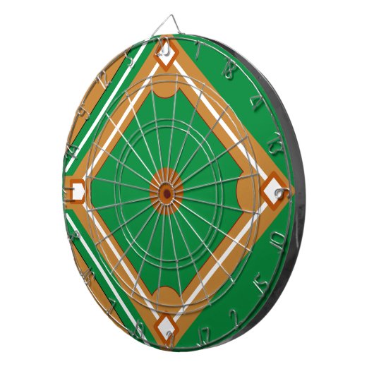 Baseball Diamond Dartbord (Voorkant Rechts)