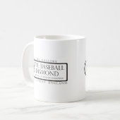 Baseball Diamond Mallory Gallery Koffiemok (Voorkant links)