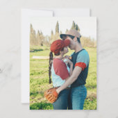 Baseball Diamond Save The Date (Achterkant)