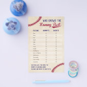 Baseball die mama het beste schoenenspel kent flyer (Enkel)