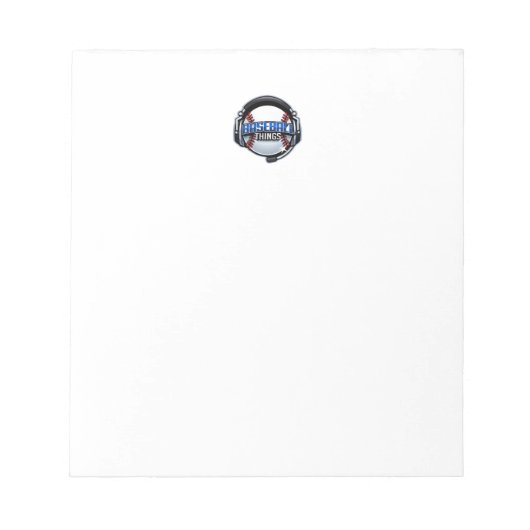 Baseball Dingen Scouting Notitieboek Notitieblok (Voorkant)