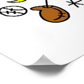 Baseball Dive Girls Softball T-shirts en cadeautje Poster (Hoek)