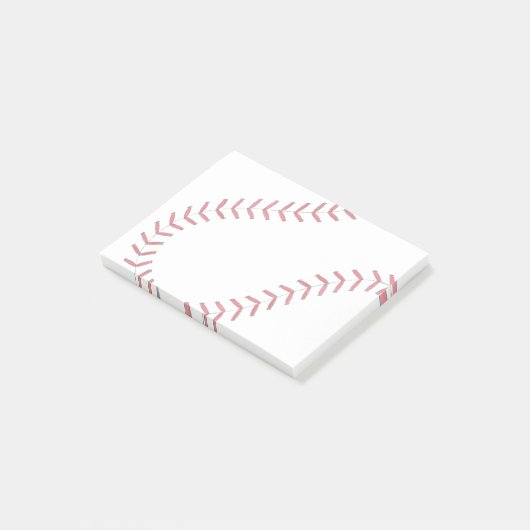 Baseball-draden Post-it® Notes (Schuin)