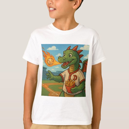 Baseball Dragon T-shirt (Voorkant)