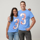 Baseball - Drie naar drie naar beneden - 3 naar 3 T-shirt (Unisex)