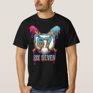 Baseball Drip 67 Meme — Speler 6-7 / Zes Zeven T-shirt
