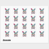Baseball Drip 67 Meme — Speler 6-7 / Zes Zeven Vierkante Sticker (Vel)