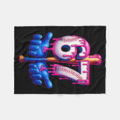 Baseball Drip 6 7 Number 67 Six Seven Meme Mens Bo Fleece Deken (Voorkant (Horizontaal))