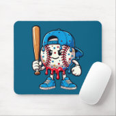 Baseball Drip Baseball Life Style 101 Apparel Yout Muismat (Met muis)