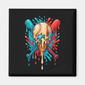 Baseball Drip Baseball Lifestyle 101 Jongens Ic Magneet (Voorkant)