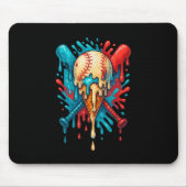 Baseball Drip Baseball Lifestyle 101 Jongens Ic Muismat (Voorkant)