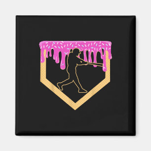 Baseball Drip Boy Home Bord Ice Cream Youth Baseb Magneet
