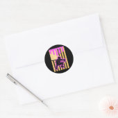 Baseball Drip Boys Dripping Ice Cream Baseball spe Ronde Sticker (Envelop)