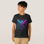 Baseball Drip For Boys Ice Cream Drip Youth Boys B T-shirt (Voorkant volledig)