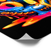 Baseball Drip Ice Cream 67 Baseball Lifestyle 101 Poster (Hoek)