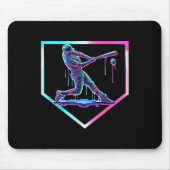 Baseball Drip Ice Cream Baseball Home Bord Boys B Muismat (Voorkant)