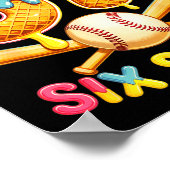 Baseball Drip Ice Cream Number 67 Player Lifestyle Poster (Hoek)