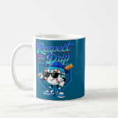 Baseball Drip Ice Cream Respect The Drip Home Plat Koffiemok (Links)