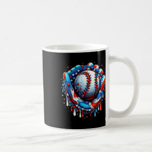 Baseball Drip Ice Cream Sprinkles Baseball Glove 4 Koffiemok