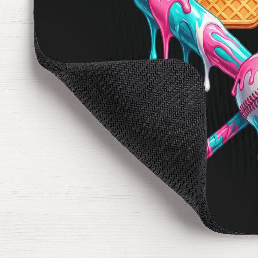 Baseball Drip Number 67 Player  Muismat (Hoek)