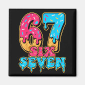 Baseball Drip Number 67 Player Or 67th Birthday  Magneet (Voorkant)