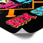 Baseball Drip Number 67 Player Or 67th Birthday Poster (Hoek)