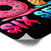 Baseball Drip Number 67 Player Or 67th Birthday Poster (Hoek)