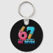 Baseball Drip Number 67 Player Or 67th Birthday  Sleutelhanger (Voorkant)