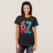 Baseball Drip Number 67 Player Or 67th Birthday  T-shirt (Voorkant volledig)