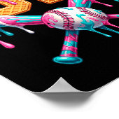 Baseball Drip Number 67 Player  Poster (Hoek)