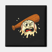 Baseball Drip Team For Boys Ice Cream Cool  Magneet (Voorkant)