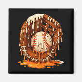 Baseball Drip Team For Boys Ice Cream Cool  Magneet (Voorkant)