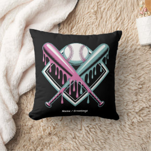 Baseball Drip voor Jongens Ice Cream Bat - Cool Yo Kussen