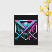 Baseball Drip voor Jongens Ice Cream Drip Jeugd Jo Kaart (Gele Bloem)