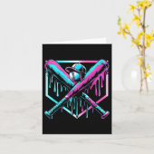 Baseball Drip voor Jongens Ice Cream Drip Jeugd Jo Kaart (Gele Bloem)