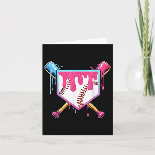 Baseball Drip voor Jongens Ice Cream Drip Jeugd Jo Kaart (Voorkant)