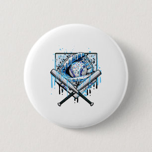 Baseball Drip voor Jongens Ice Cream Drip Jeugd Jo Ronde Button 5,7 Cm