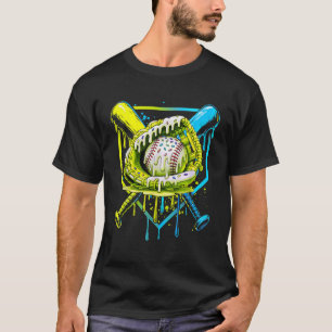 Baseball Drip voor Jongens Ice Cream Drip Jeugd Jo T-shirt