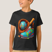 Baseball Drip voor Jongens Ice Cream Drip Jeugd Jo T-shirt (Voorkant)