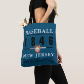 Baseball, eerste competitief spel tote bag (Dichtbij)