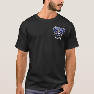 Baseball ⚾ Embleem in Navy Blue & White T-shirt