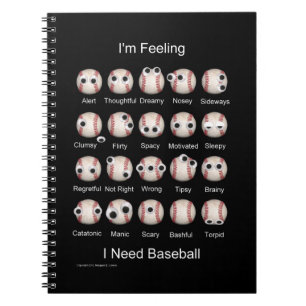 Baseball Emomotion Notitieboek
