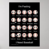 Baseball Emomotion Poster (Voorkant)