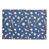 Baseball- en Bat-sportpatroon Kussensloop (Achterkant)