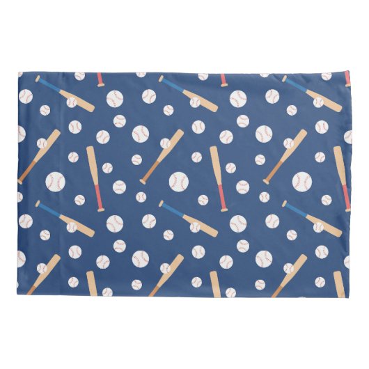 Baseball- en Bat-sportpatroon Kussensloop (Achterkant)